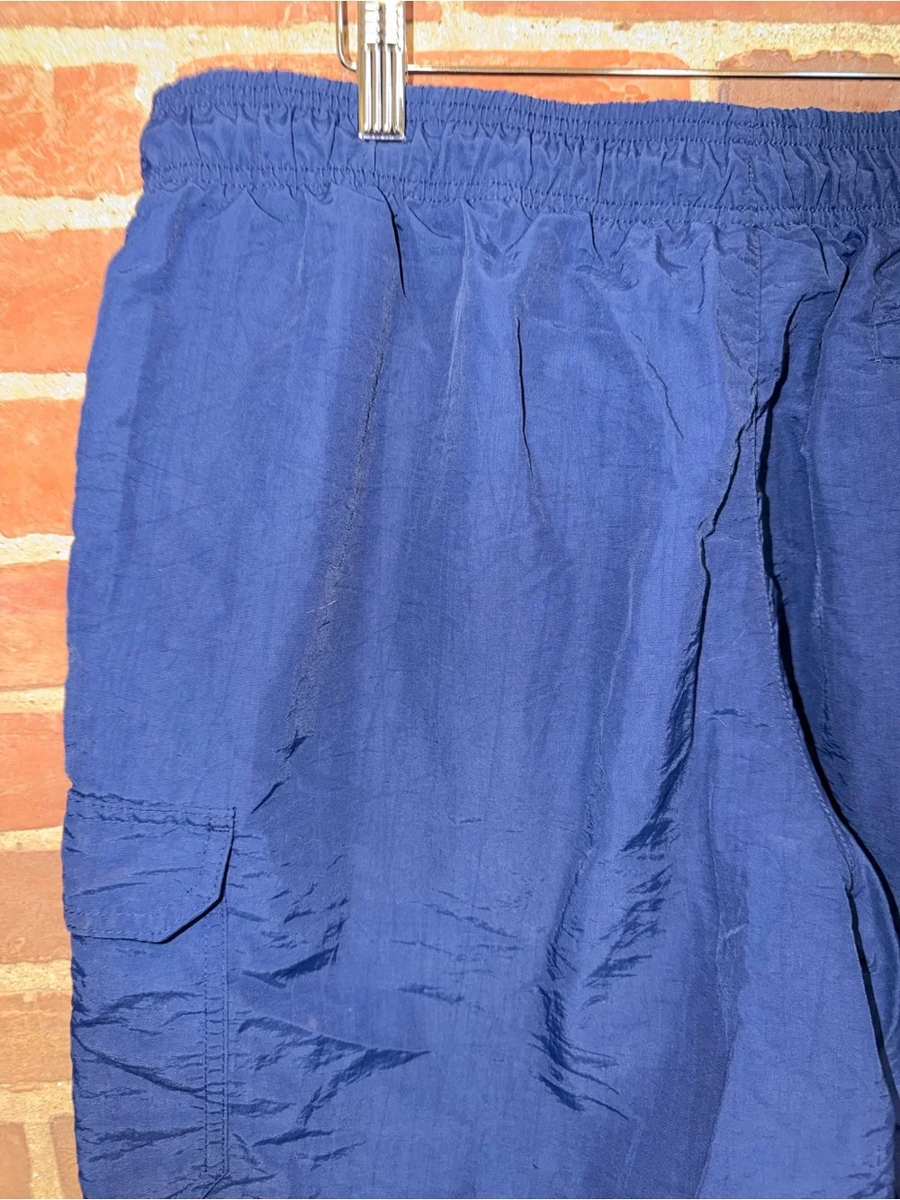 Champion Men's Dark Blue Swim Trunks with Drawstring Summer Swim